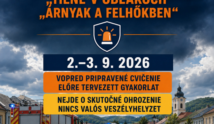Fotka - Národné cvičenie civilnej ochrany „Tiene v oblakoch“